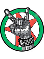 Odznaka Cyberpunk - Silverhand Emblem
