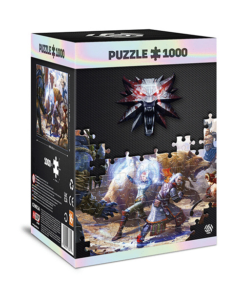 The Witcher Puzzle - Geralt & Triss in Battle 1000 elementów