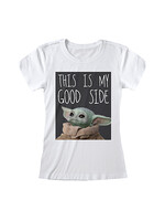 Mandalorian damska koszulka Yoda Cute Side
