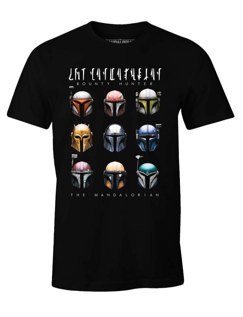 Koszulka Star Wars: The Mandalorian - Bounty Hunter Helmets