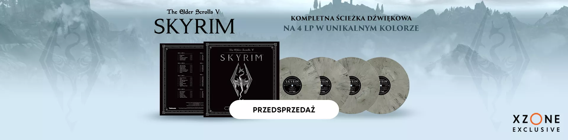 Oficjalny soundtrack The Elder Scrolls V: Skyrim na 4x LP (Ultimate Edition Box Set 2024)